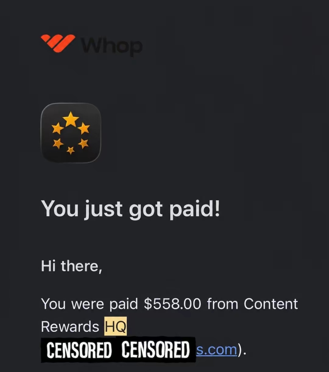 Real approved payout proof 17